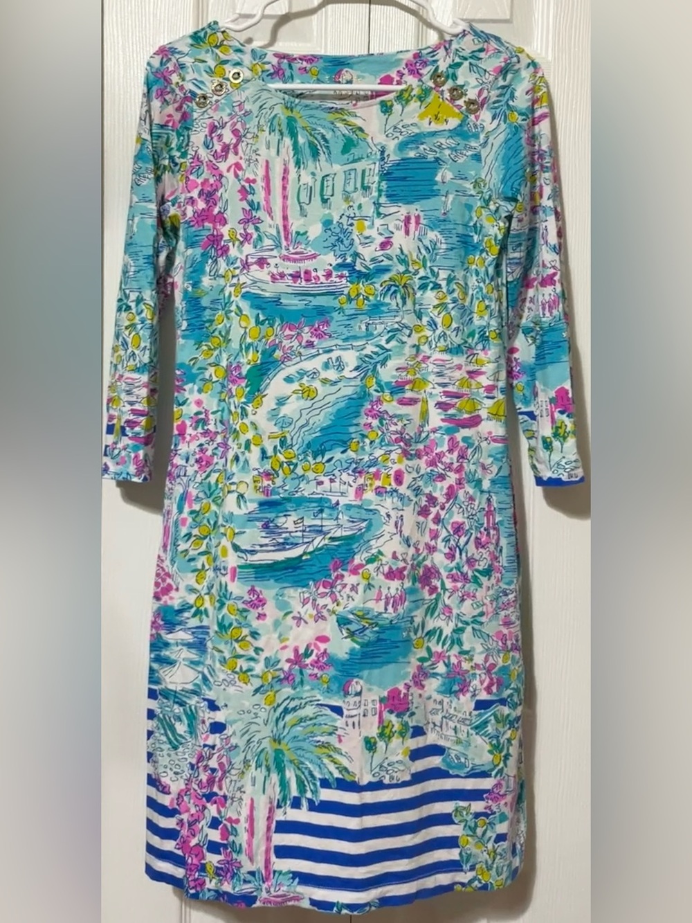 Lilly Pulitzer UPF 50+ Pearson Dress Sz S Postcards from Positano